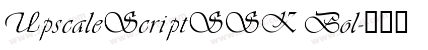UpscaleScriptSSK Bol字体转换